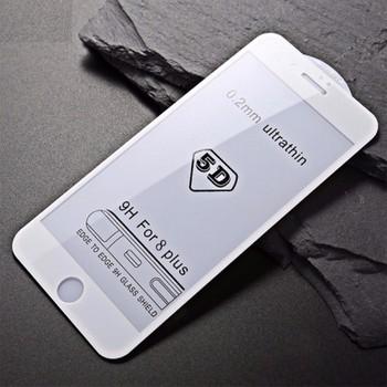 Kính cường lực 5D Full màn cho Iphone 6/6S Trắng