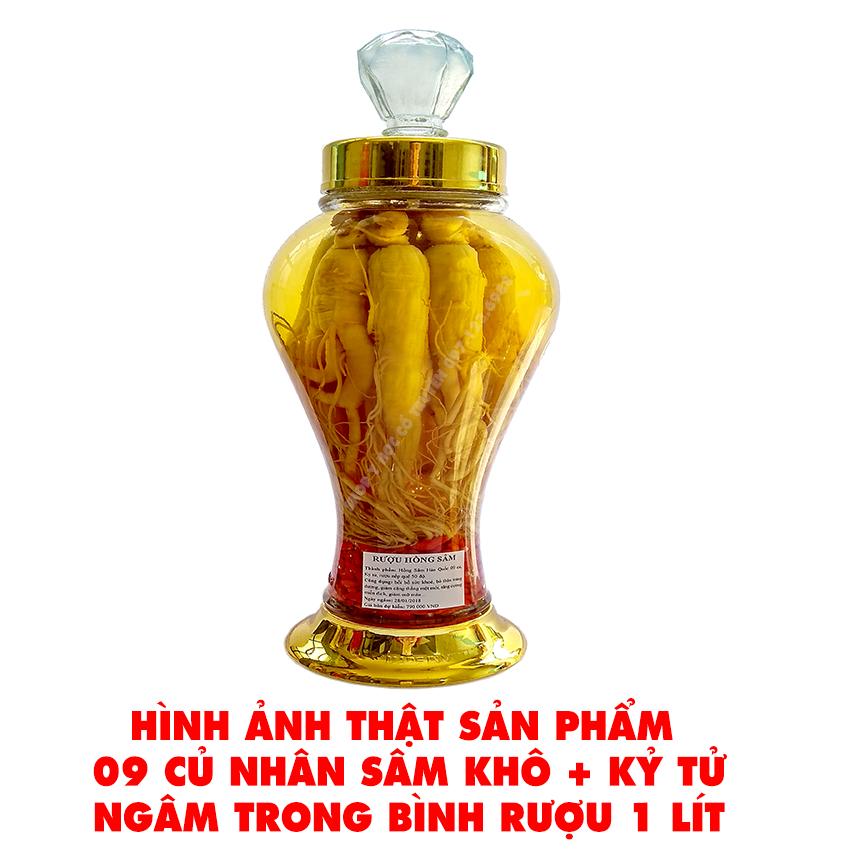 Combo 5 củ sâm khô (loại tốt) - Tặng 200g Táo đỏ