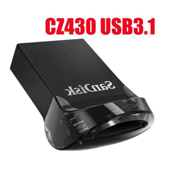 USB 3.1 SanDisk CZ430 Ultra Fit 32GB 130MB/s (Đen) phụ kiện 1986