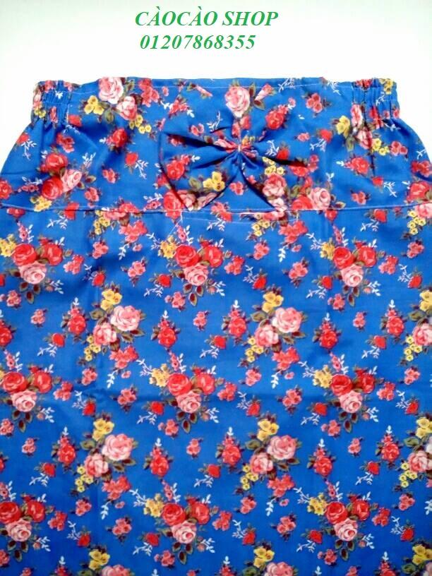 [HCM]Váy chống nắng 2 lớp hoa văn