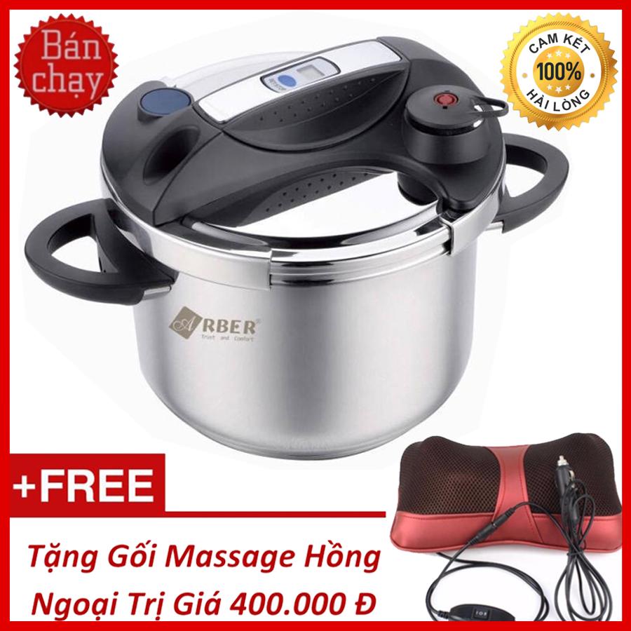 NỒI ẤP SUẤT TỪ NAS05L + Tặng Gối Massage Hồng Ngoại Trị Giá 400.000 VNĐ