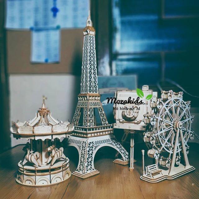 Đồ chơi lắp ráp gỗ 3D Mô hình Ferris Wheel TG401