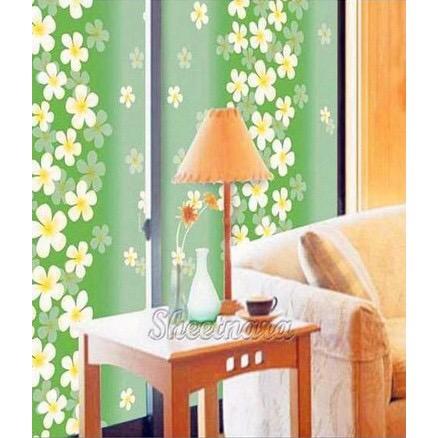 5 Mét Decal Dán Kính Mờ Khổ 45cm Rộng Có Keo - HOA LÀI XANH LÁ PK054