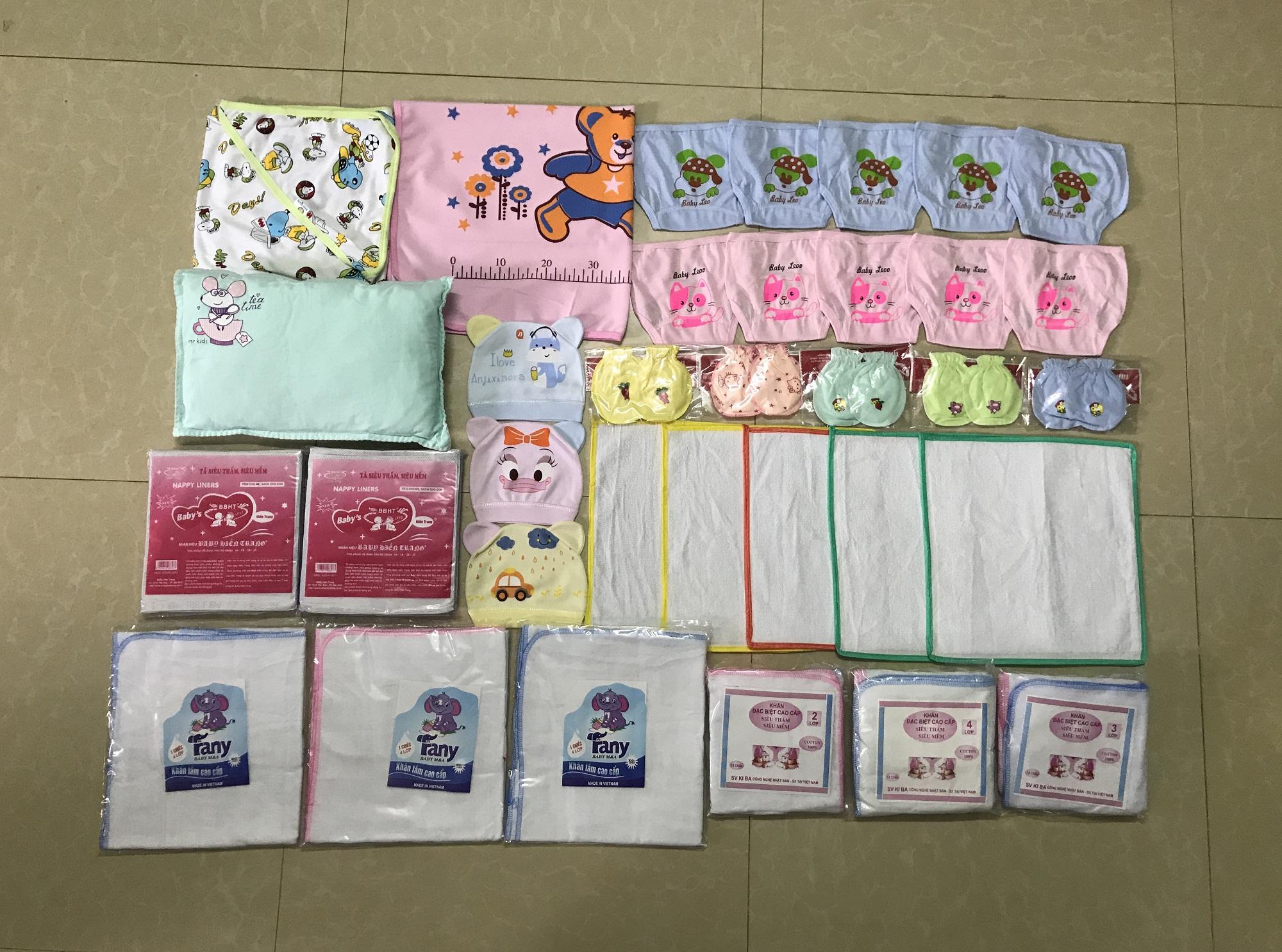 Combo 61 Món Đồ sơ sinh cơ bản cho bé