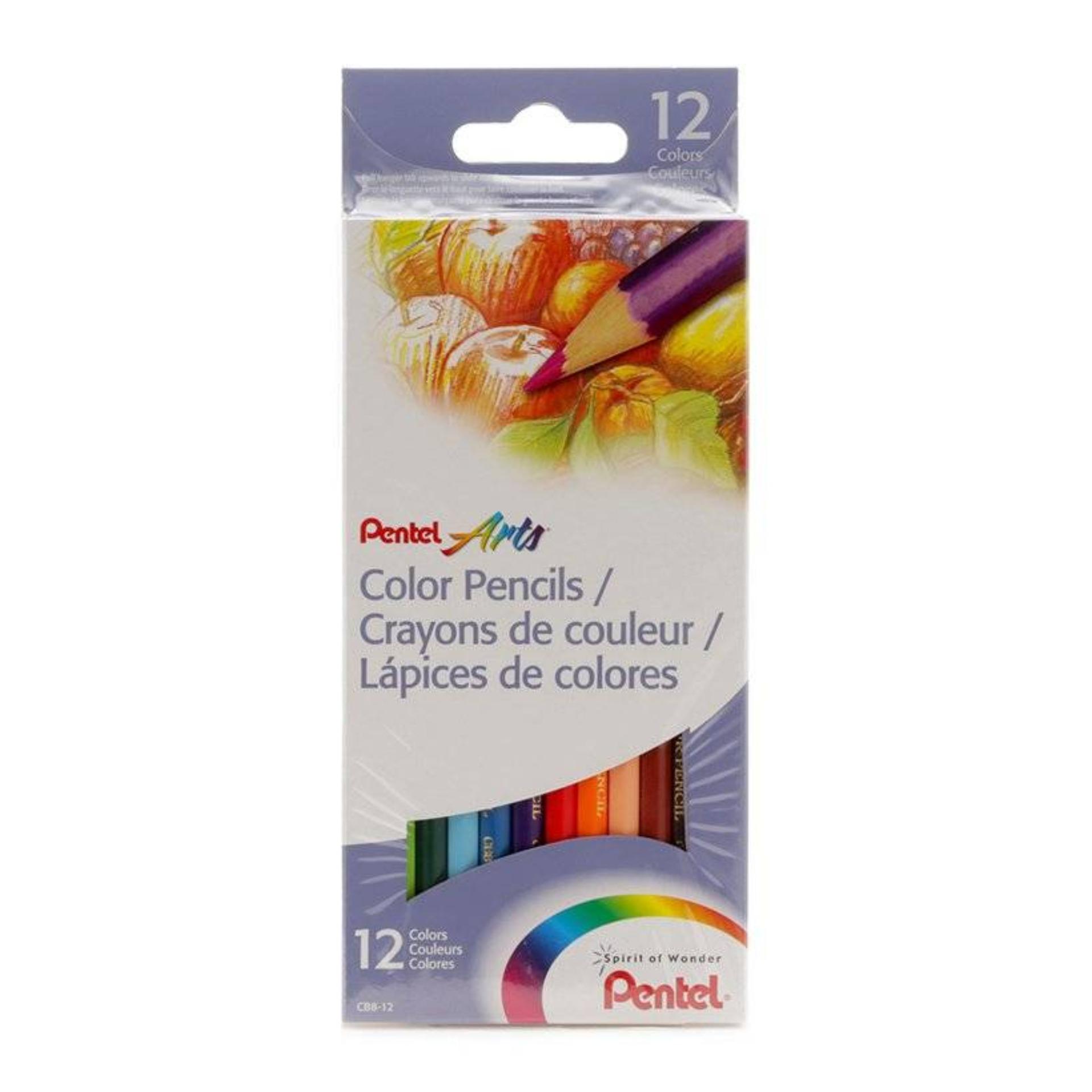 [HCM]CHÌ MÀU KHÔ PENTEL 12 MÀU