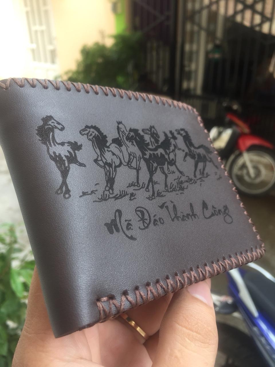 [HCM]Ví Da Bò 100% Mã Đáo Thành Công