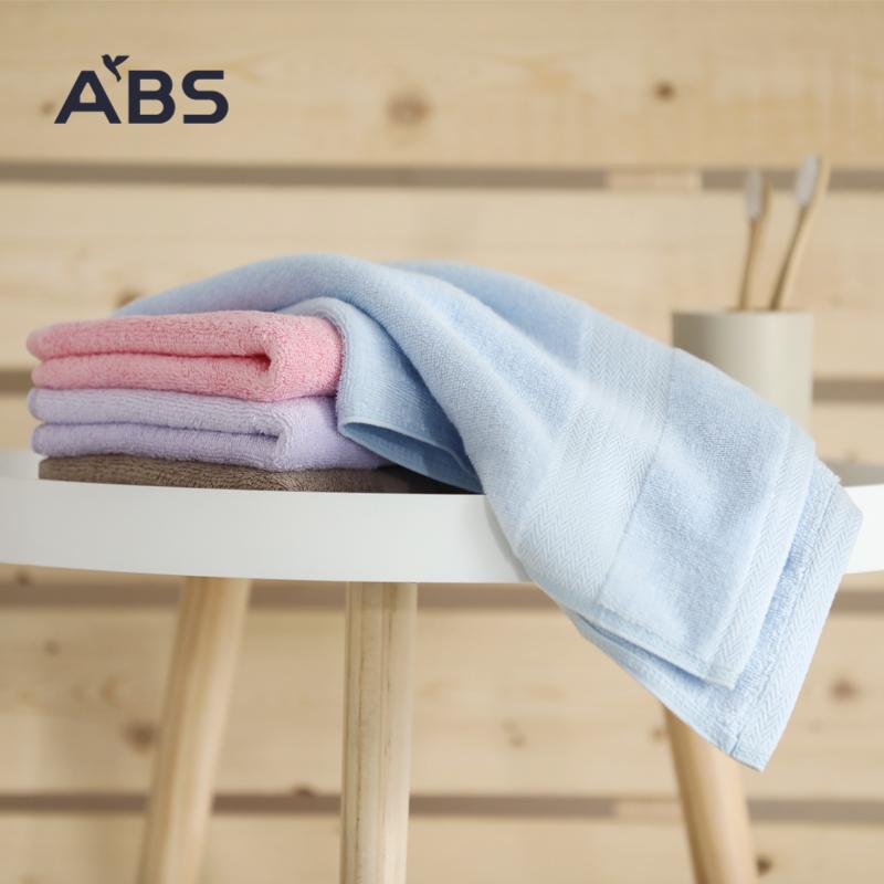 ABS 100% Cotton Đồng Bằng Đồ Gia Dụng Khăn Mặt ABS