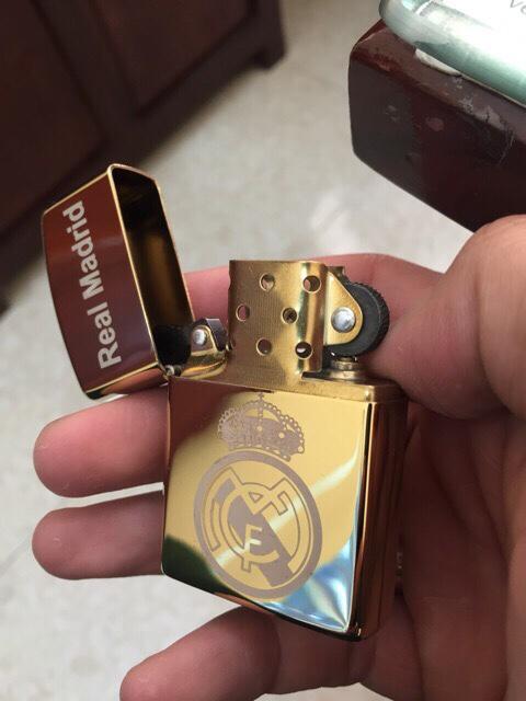 [HCM]Bật Lửa Zippo USA Logo Real Madrid