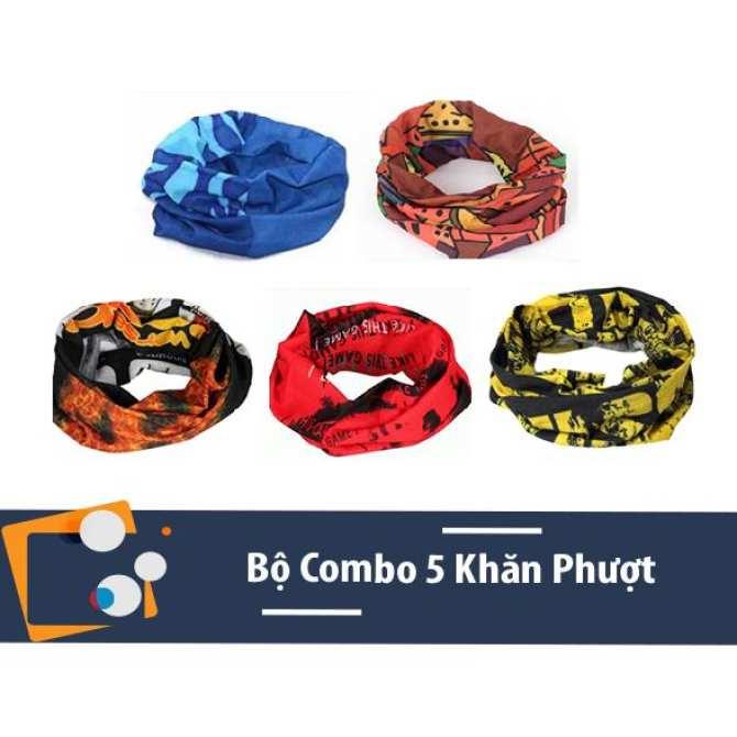 Combo 2 Khăn đa năng đi phượt chất vải Dầy (Giao màu ngẫu nhiên)
