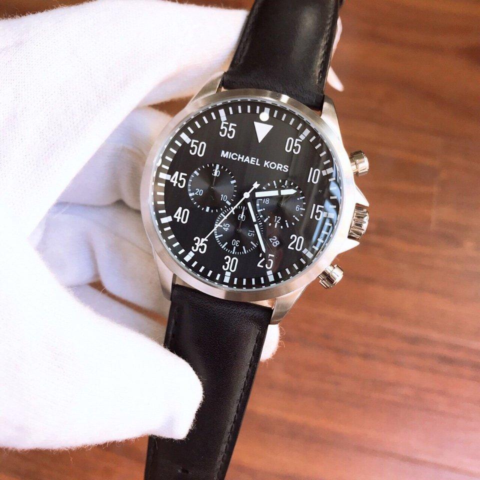 Đồng hồ nam dây da Michael Kors MK8535 (màu đen)