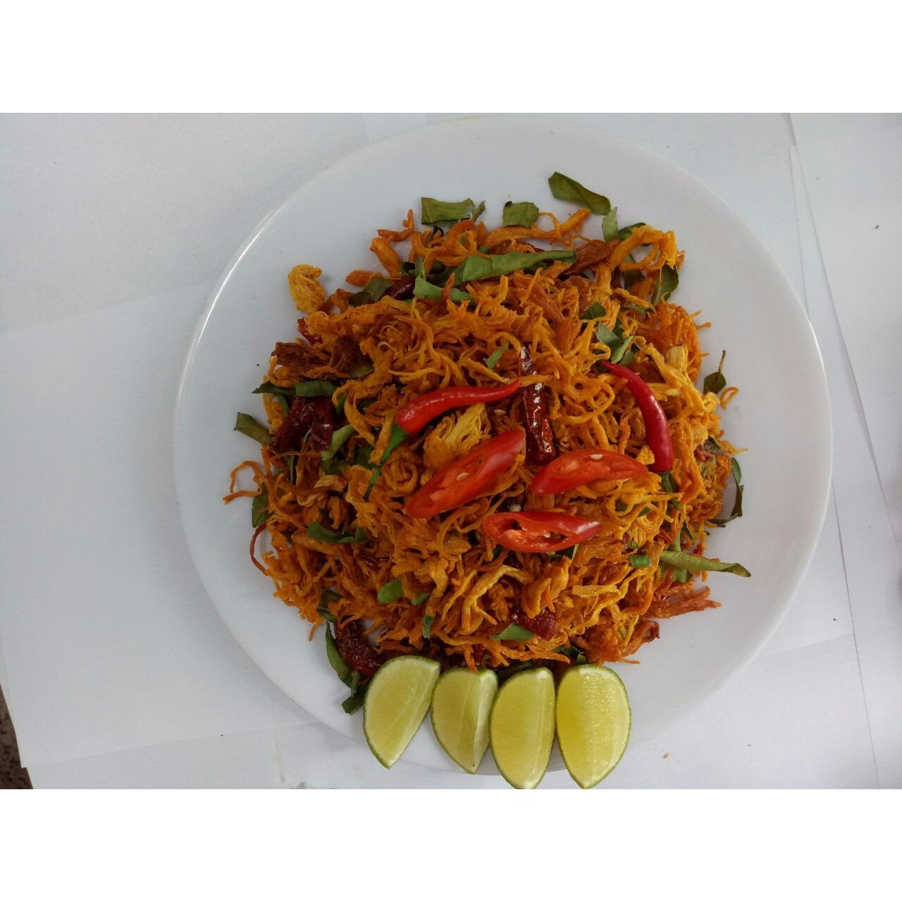 500g khô gà xé cay lá chanh