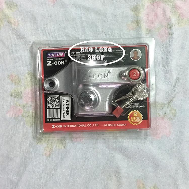 KHOÁ ĐĨA TRƯỚC - KHÓA CHỐNG TRỘM Z-CON cho Winner 150