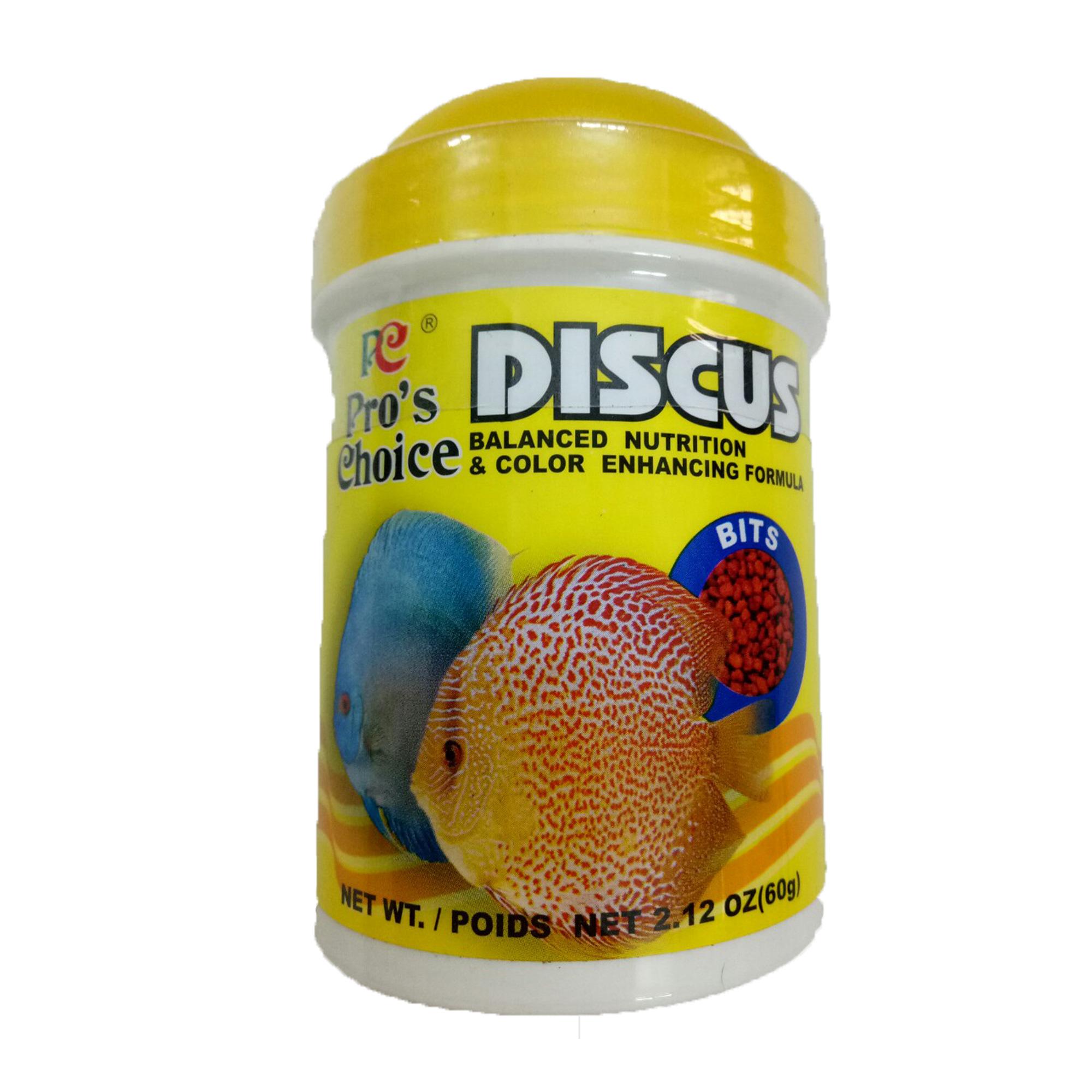 Hũ Thức Ăn Cá Dĩa Pros Choice 60g (Dạng Viên) - Thức Ăn Cá Đĩa Cao Cấp