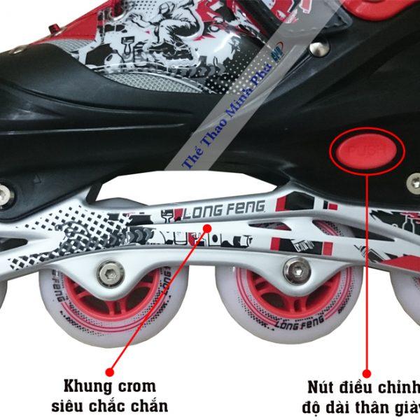 Giầy trượt 906 Size M Đỏ+ Xanh nhạt (35-38)