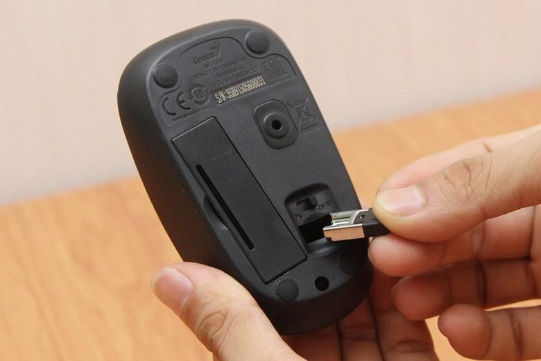 Chuột Genius NX 7010 xám không dây