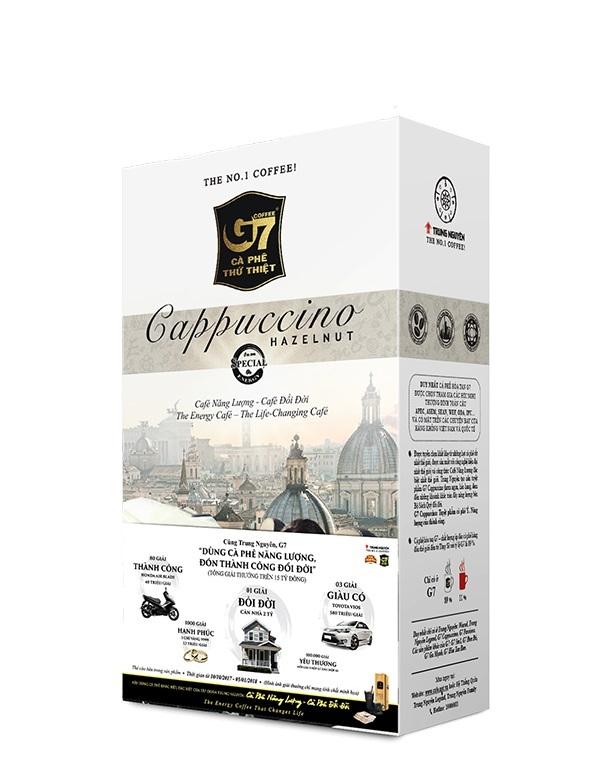 Combo 6  Hộp x 12 gói cà phê G7 Capuchino hazelnut