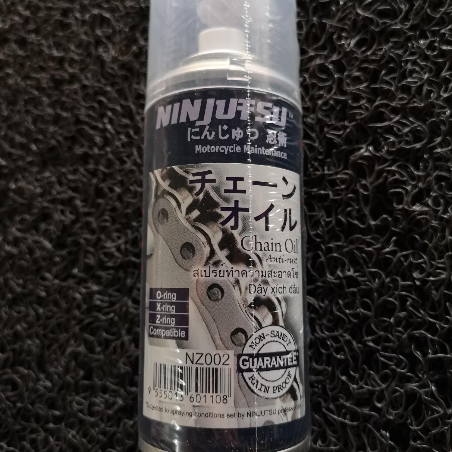 Chai dầu bôi trơn xích xe máy Ninjutsu NZ002 Samurai