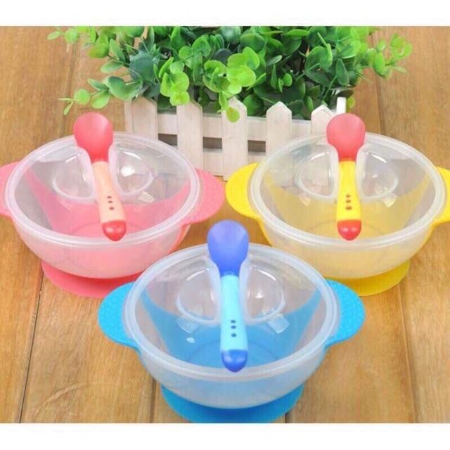 [HCM]Bát Ăn Kèm Muỗng Cho Bé Yêu