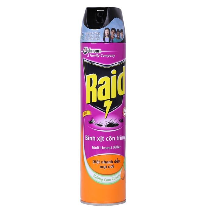 Bình xịt côn trùng Raid 600ml