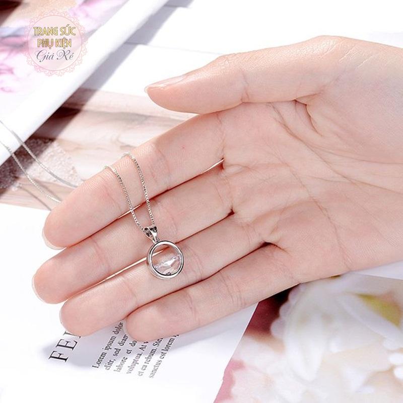 [HCM]Dây chuyền thời trang đá nửa DC48