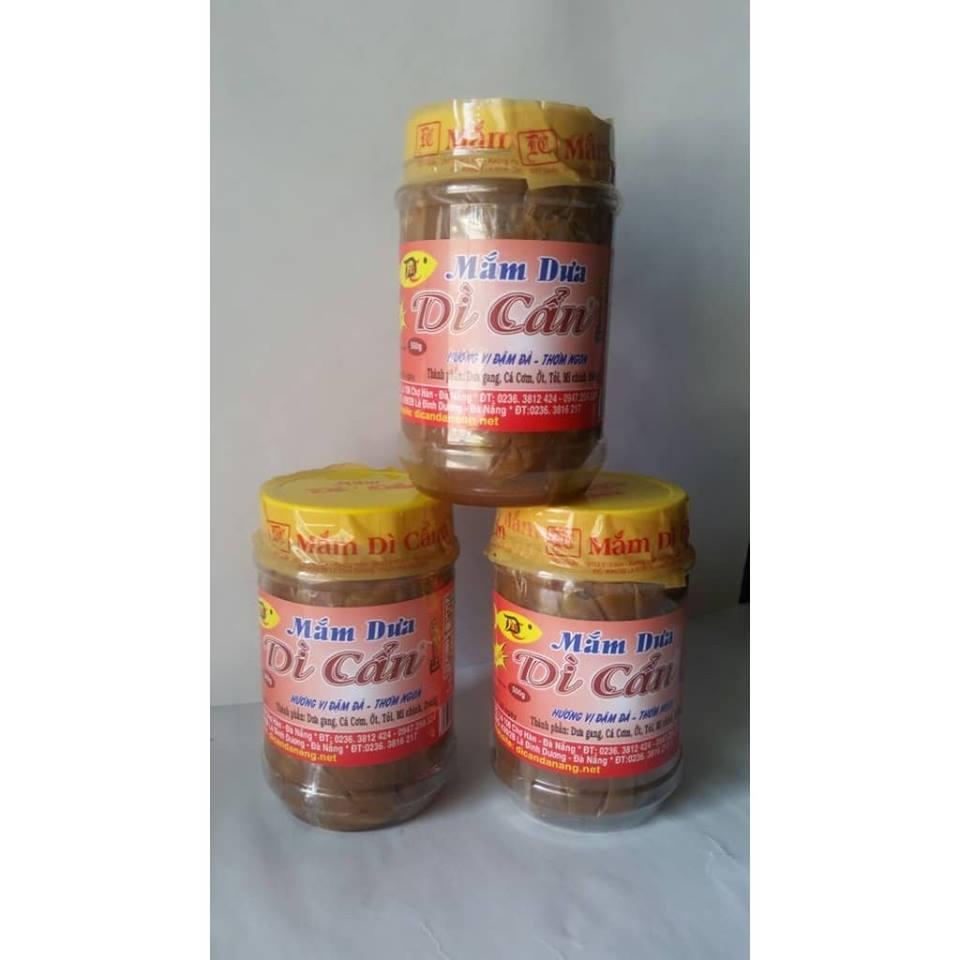 Mắm dưa Dì cẩn Đà Nẵng chợ Hàn hủ 500mg
