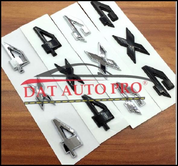 Tem Nổi kim loại 3D 4X4