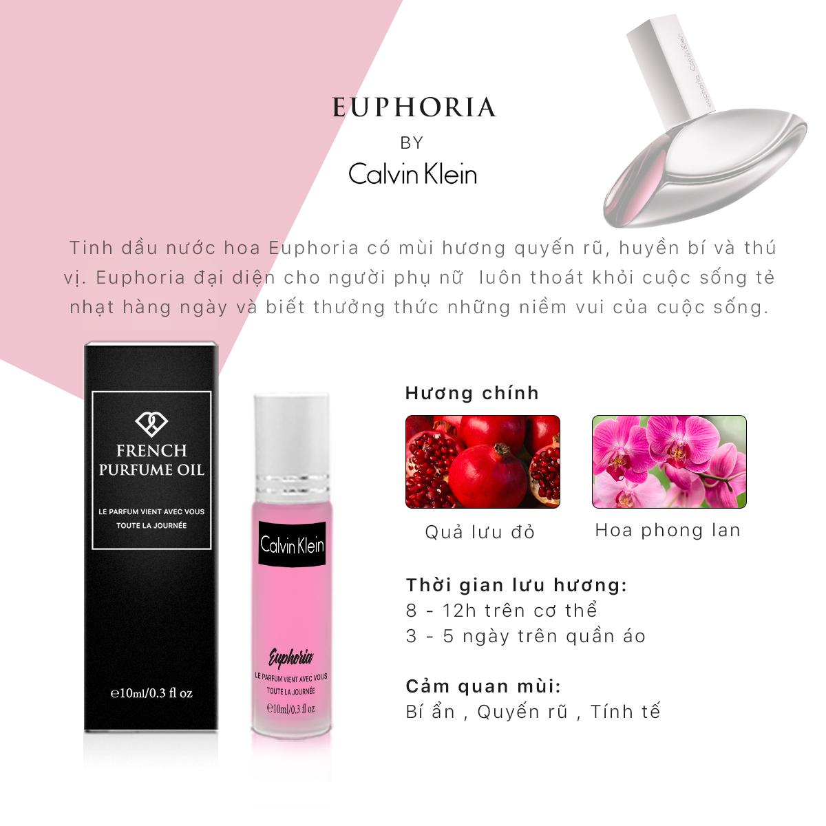[THƠM CẢ NGÀY] - Tinh dầu nước hoa Euphoria