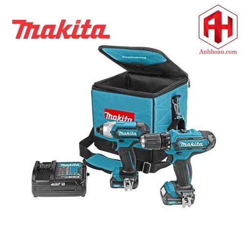 Bộ combo khoan và vặn vít 12V Makita CLX201S