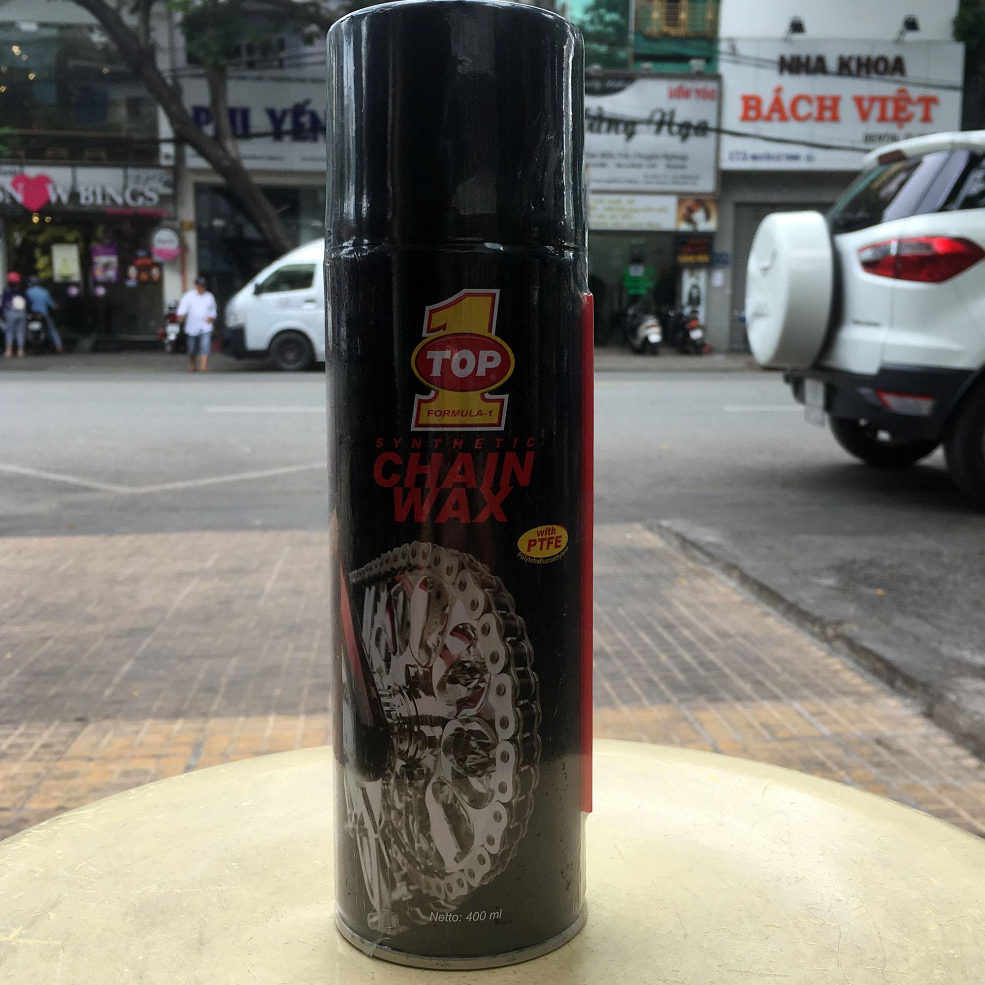 Chai xịt sên Top 1 Chain Wax 400ml