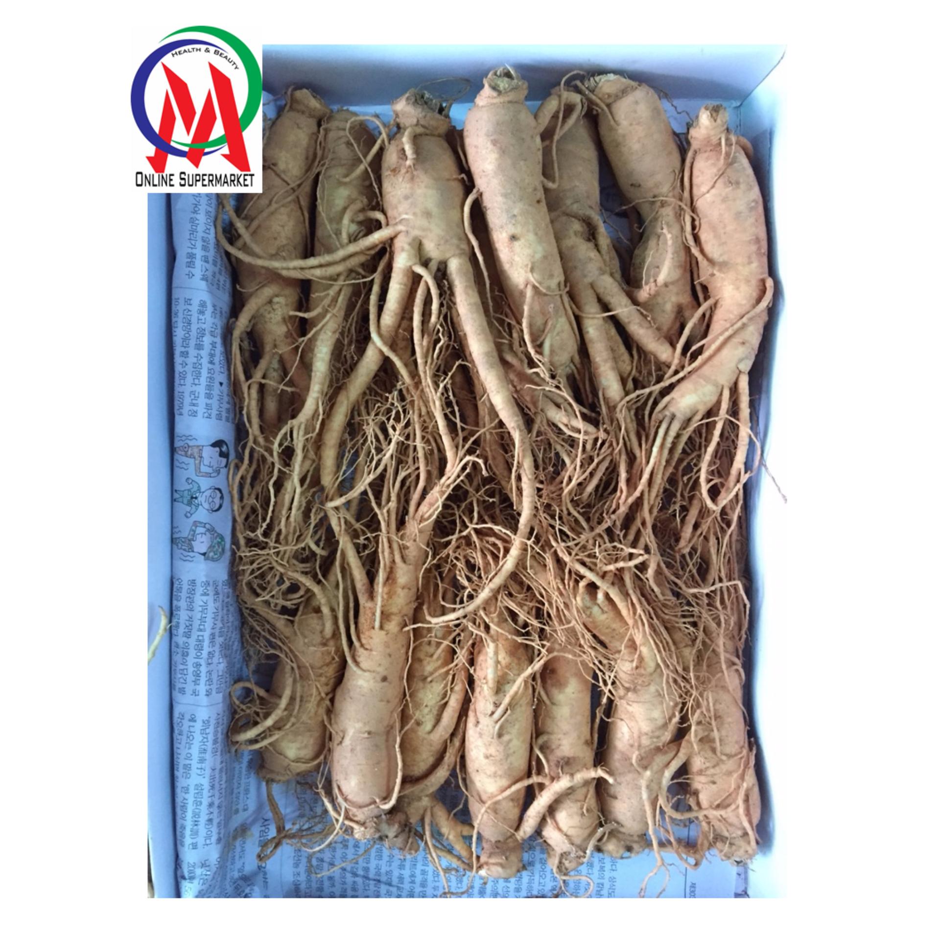 Nhân sâm tươi xách tay hàn quốc loại củ lớn