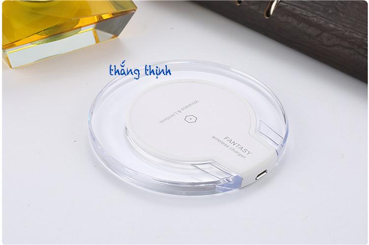 Bộ sạc không dây wireless cho iphone 6/6s gồm 2 màu + kèm chip sạc