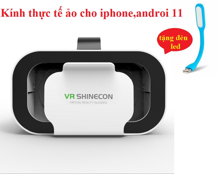 Kính thực tế ảo shinecon 5 kính 3d kính vr - shinecon 5-tặng 1 đèn led usb