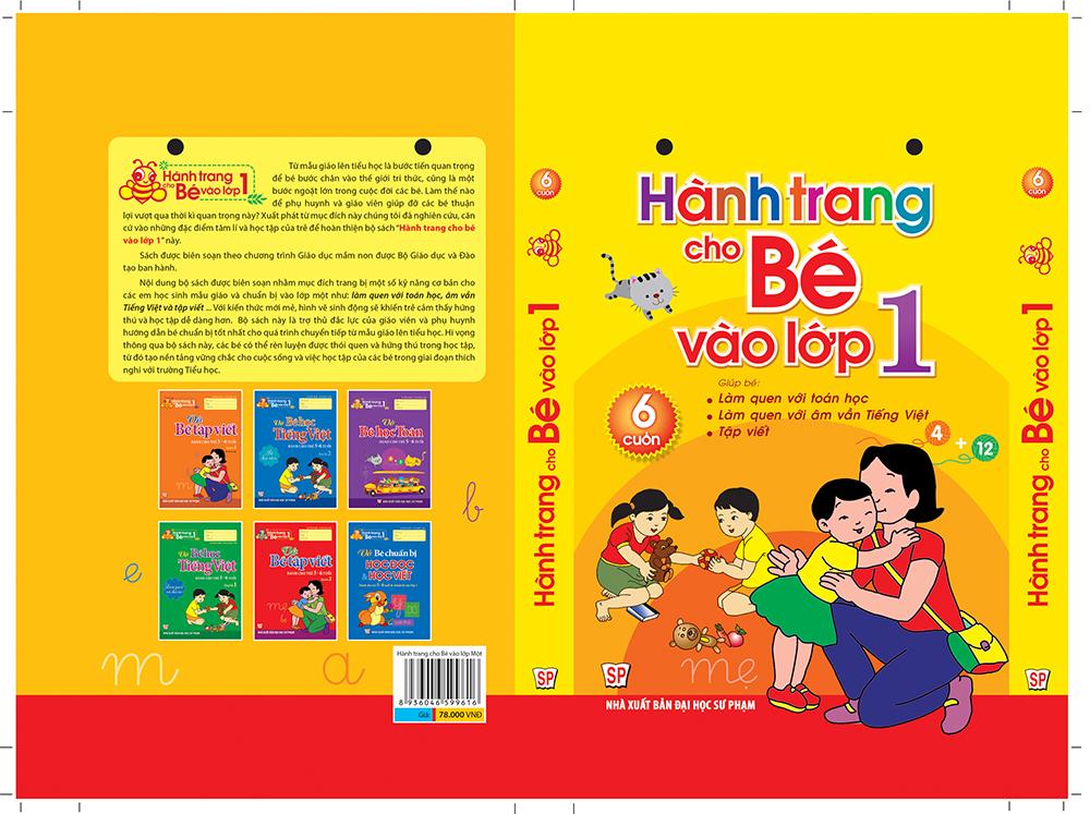 Sách: Combo Hành Trang Cho Bé Vào Lớp  1 (Túi 6 Cuốn)