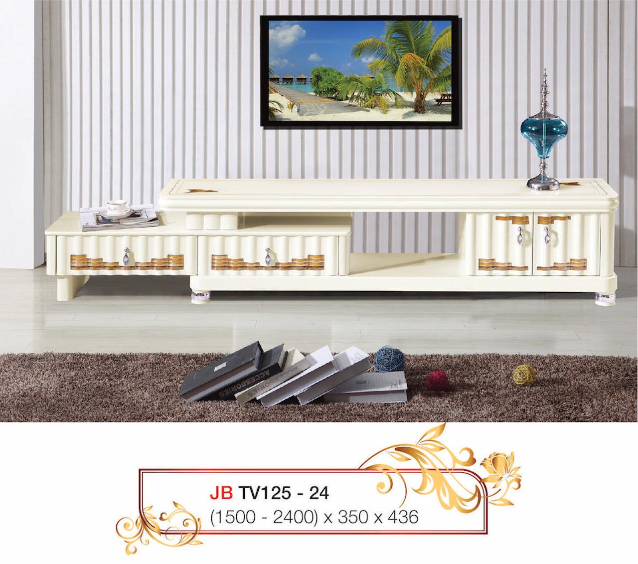 Kệ tivi mặt đá Tủ tivi mặt kính Mina Furniture MN-TV125-24 (1500-2400)*350*436