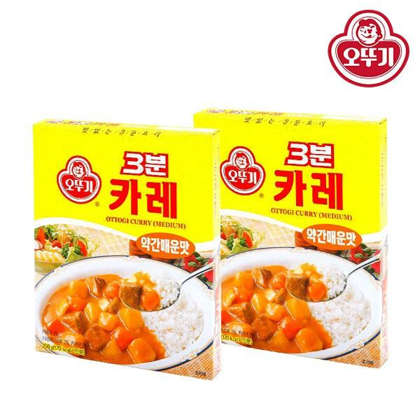 Sốt Cà Ri Hàn Quốc Loại Hơi Cay 200gr