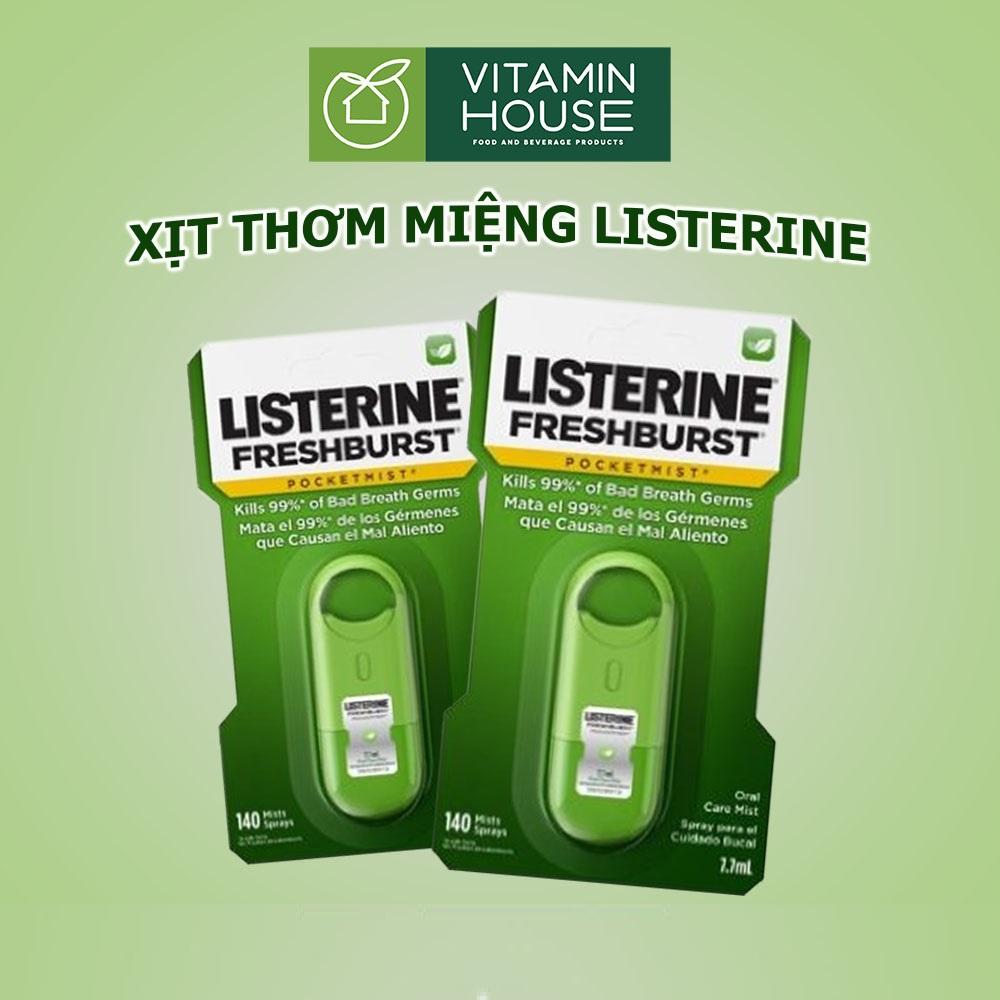[HCM]Xịt thơm miệng Listerine Freshburst 7.7ml