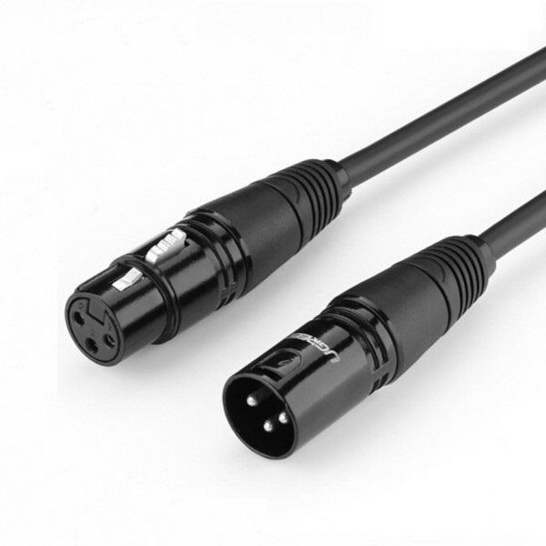 Cáp nối dài Cannon XLR 8M Ugreen 20713 (Đen)