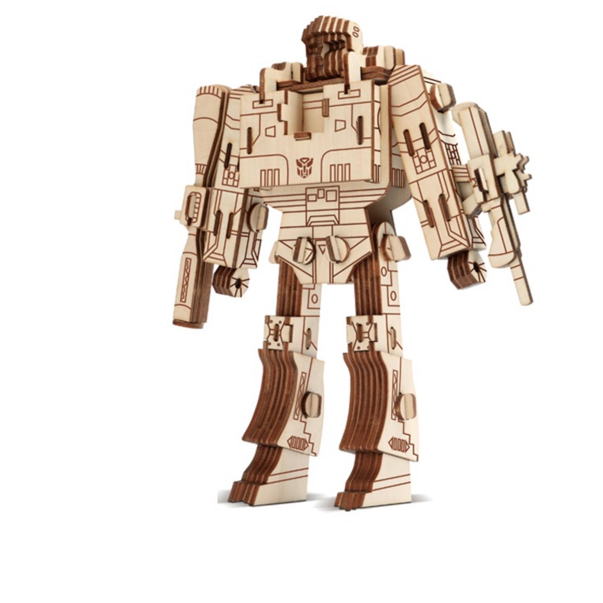 Đồ chơi lắp ráp gỗ 3D Mô hình Robot Megatron