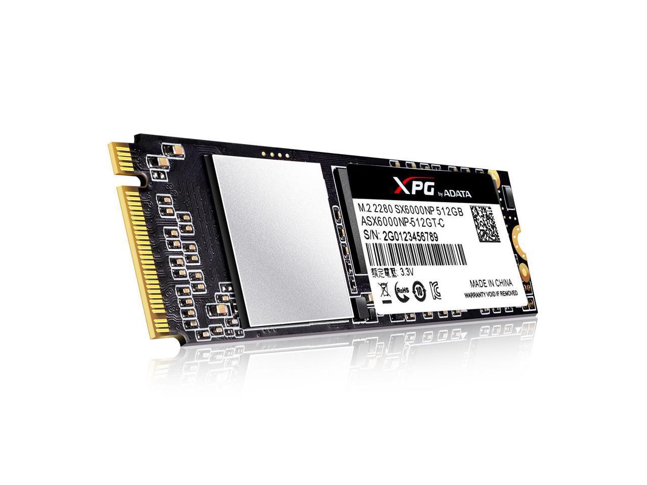 SSD ADATA XPG SX6000 512GB NVMe M.2 2280 PCIe