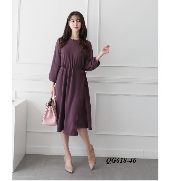 Đầm suông rút eo thanh lịch - big size