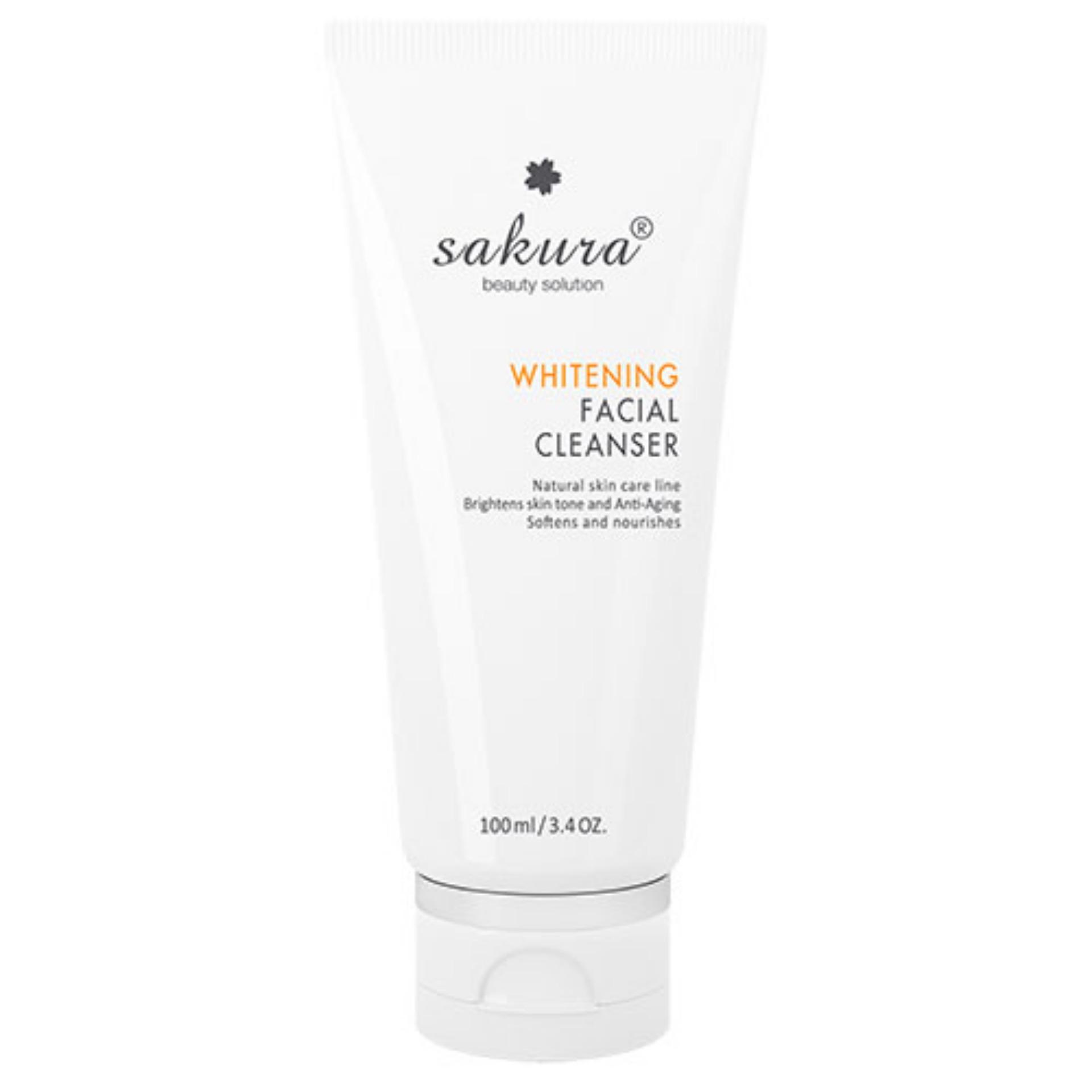 Sữa rữa mặt trị nám trắng da Sakura 100ml