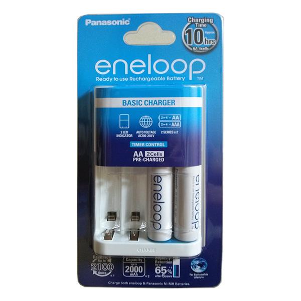 Máy sạc pin Panasonic Eneloop BQ-CC51E kèm 2 pin sạc AA 