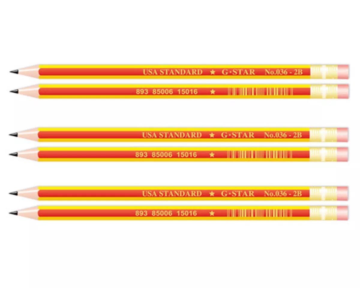 12 cây viết chì gỗ 2B cao cấp gstar