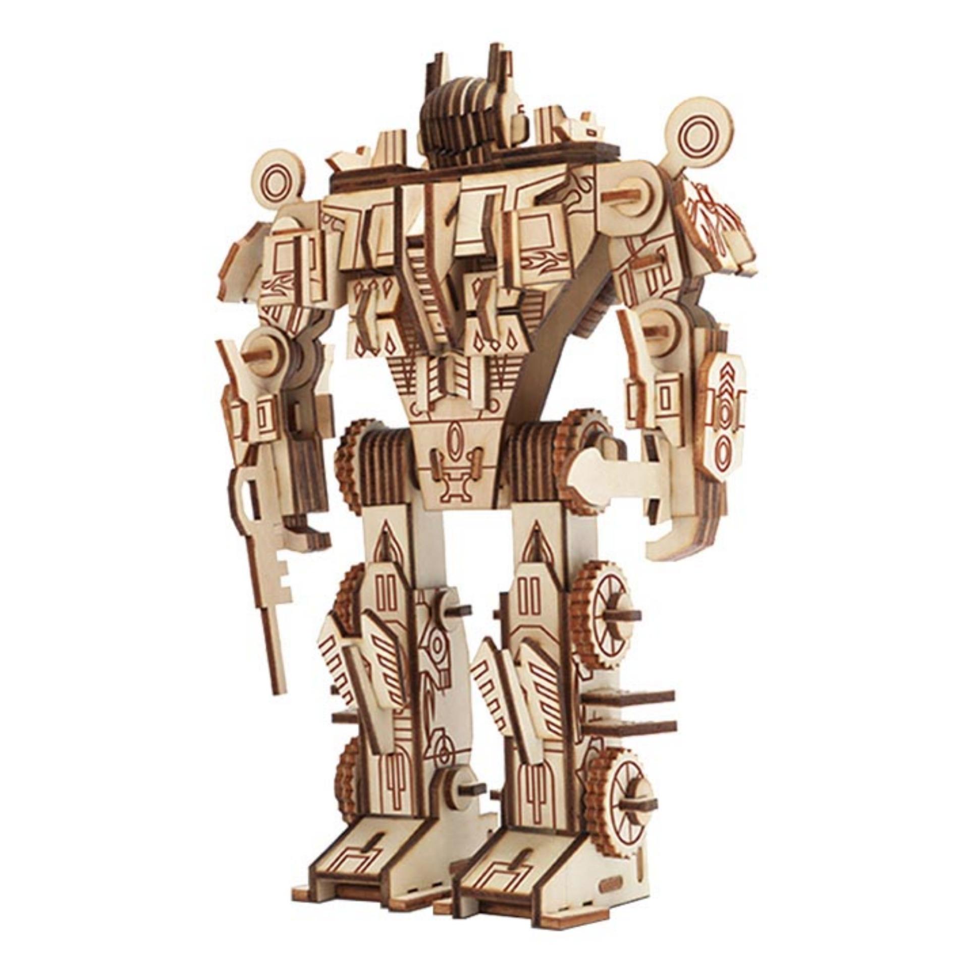 Đồ chơi lắp ráp gỗ 3D Mô hình Robot Optimus Prime