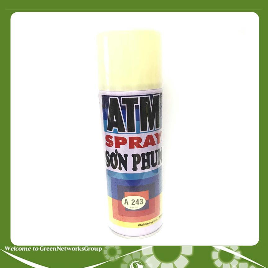 Bình sơn xịt ATM A243 GreenNetworks (cà phê sữa)