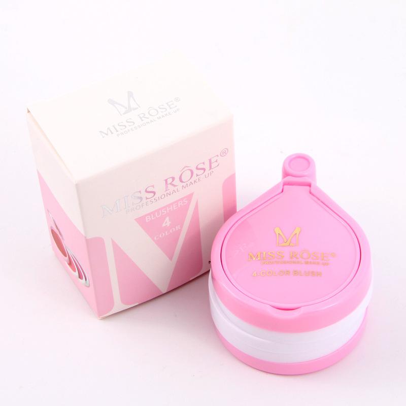 Phấn má hồng 4 màu Miss Rôse