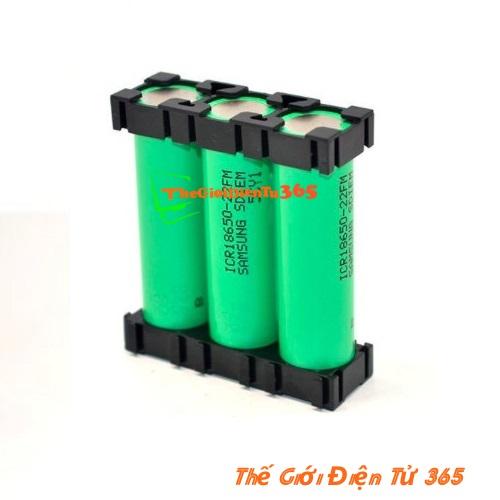 COMBO 10 KHUNG ĐẾ PIN 18650 3 CELL