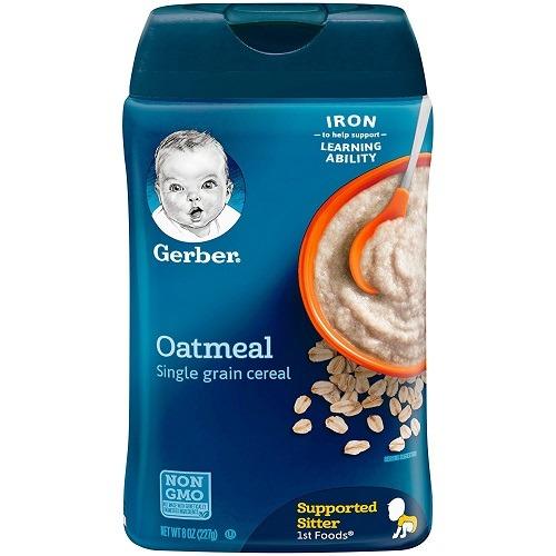 Bột Ăn Dặm Gerber Yến Mạch Non GMO 4m+