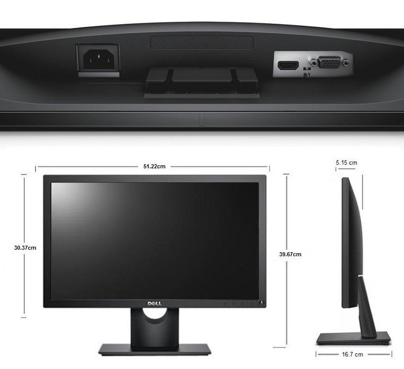 Màn hình vi tính LCD Dell 19.5inch – Model E2016h (Đen)