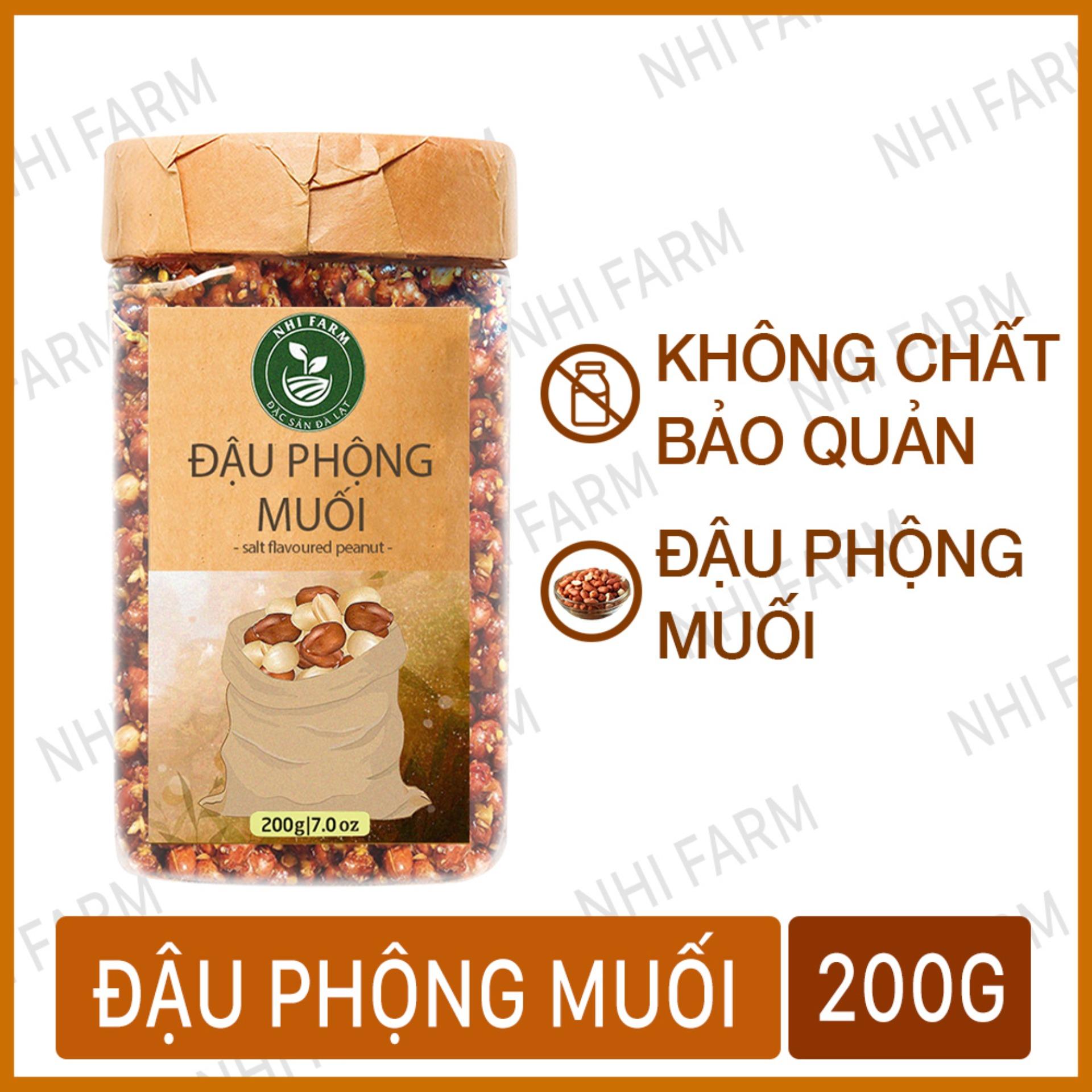 Đậu Phộng Muối - Nhi Farm (200g)